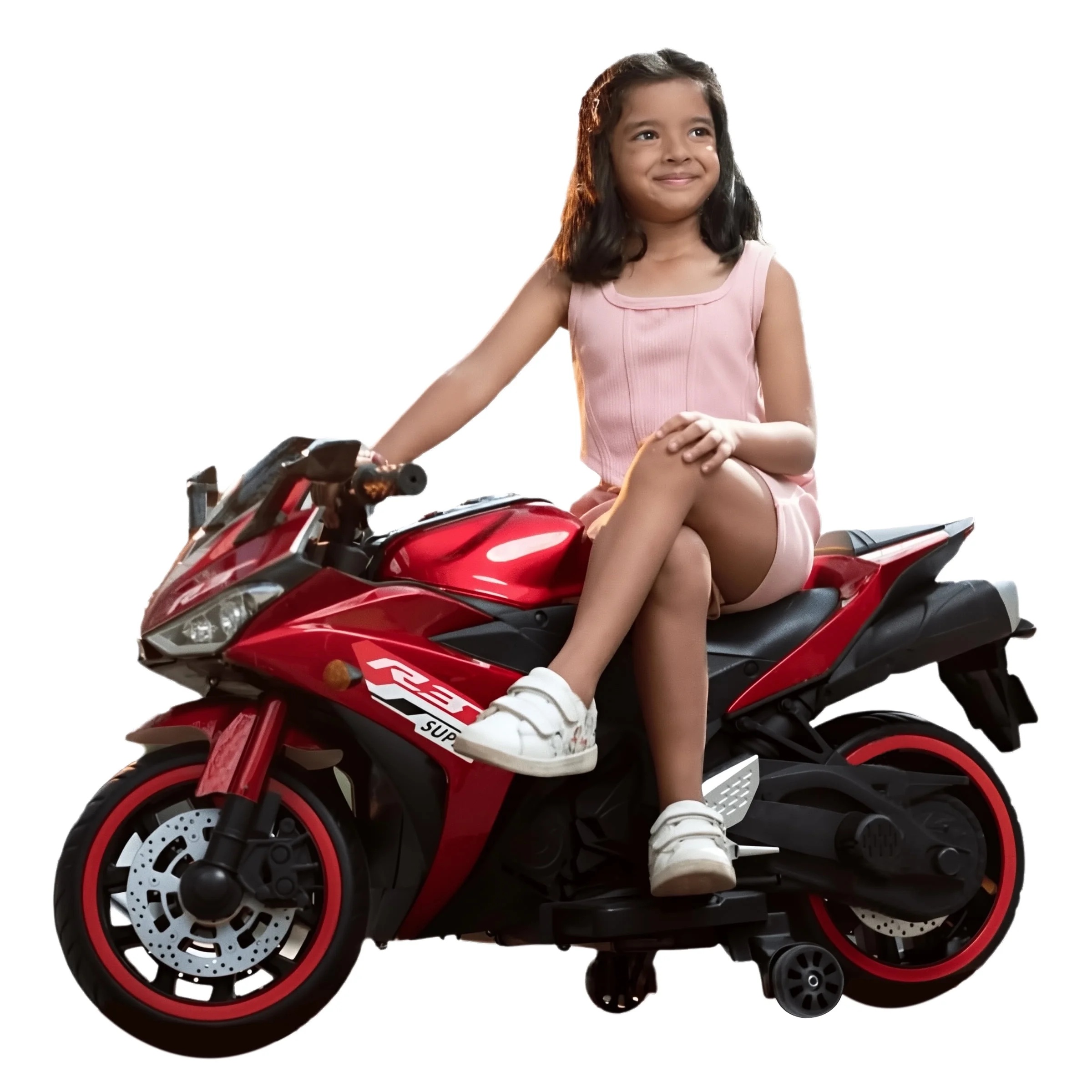 2 Seats Electric Dirt Bike Motorcycle for Kid 3 - 8, 12V Kids Motorcycle with Manual Throttle, Lighting Wheels, Music Function, Max Load 99 lb (Blue) - Image 25