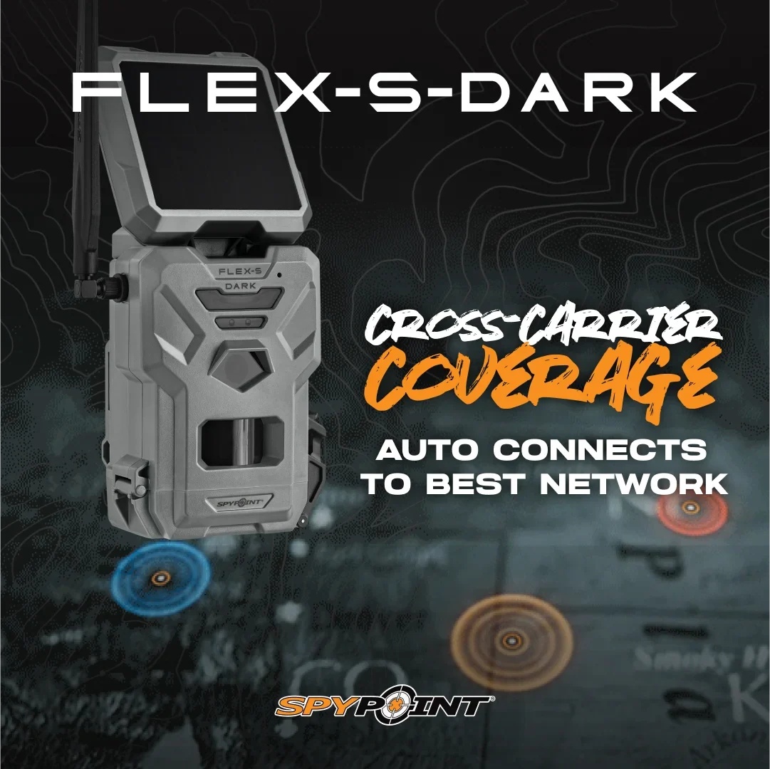 SPYPOINT Flex - S Dark Solar Outdoor Cellular Trail Camera - Integrated Solar Panel, No WiFi Needed, Night Vision - Image 8