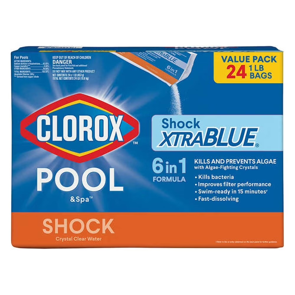 Clorox Pool and Spa XtraBlue Shock, 24 Pack - Image 5